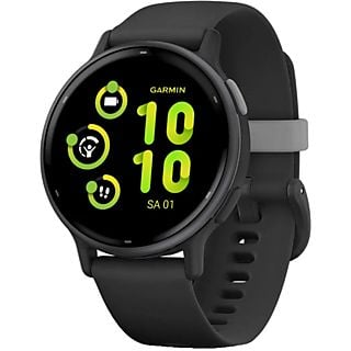 Reloj deportivo - Garmin Vívoactive® 5, Negro, 20 mm, 4GB, 1.2" AMOLED, Autonomía hasta 11 días