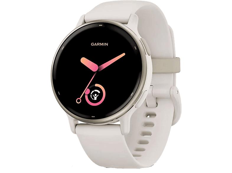 REACONDICIONADO Seminuevo Muy bueno Reloj deportivo - Garmin Vívoactive® 5, Marfil, 20 mm, 4GB, 1.2" AMOLED, Autonomía hasta 11 días
