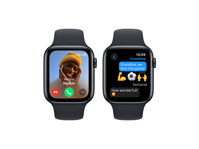 APPLE Watch SE GPS 44 mm Middernacht Aluminium Case/Middernacht