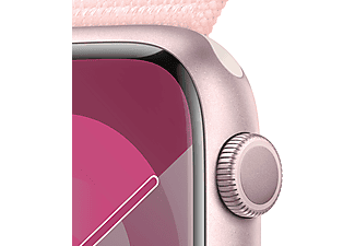 APPLE Watch Series 9 GPS MR9J3TU/A  45 mm Pembe Alüminyum Kasa ve Uçuk Pembe Spor Loop_2