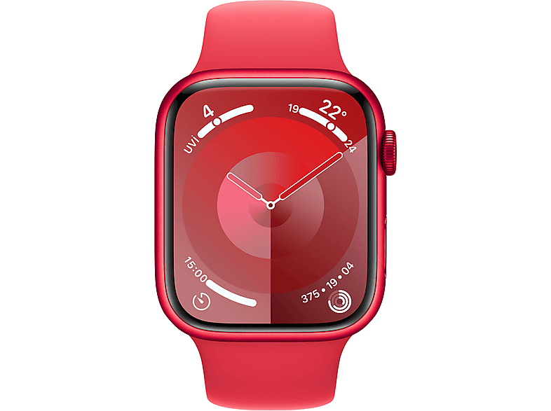 APPLE Watch Series 9 GPS MRXK3TU/A  45 mm PRODUCT(RED) Alüminyum Kasa ve (PRODUCT)RED Spor Kordon - M/L_1