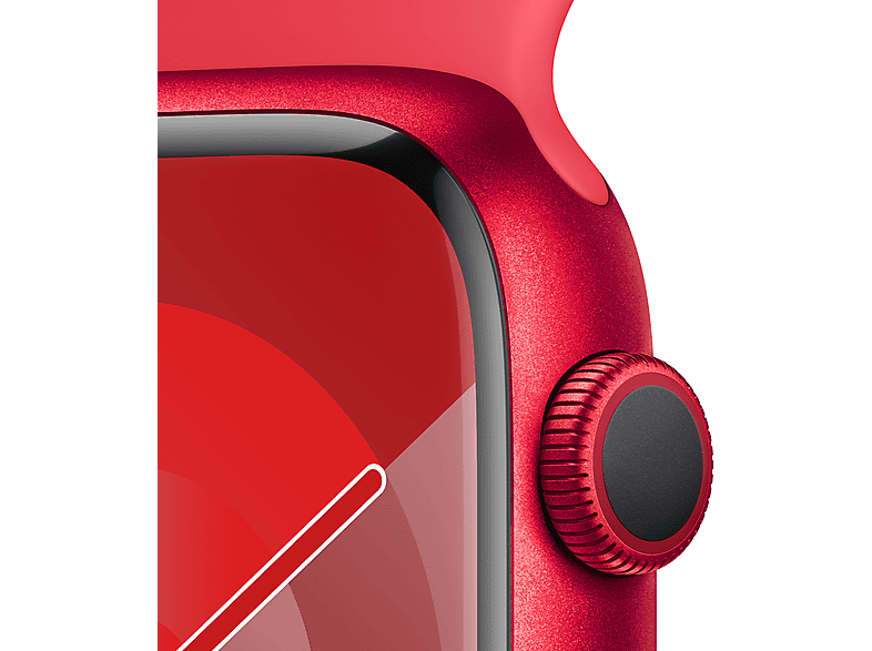 APPLE Watch Series 9 GPS MRXK3TU/A  45 mm PRODUCT(RED) Alüminyum Kasa ve (PRODUCT)RED Spor Kordon - M/L_2