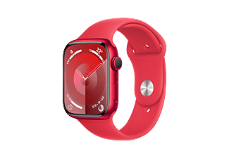 APPLE Watch Series 9 GPS MRXK3TU/A  45 mm PRODUCT(RED) Alüminyum Kasa ve (PRODUCT)RED Spor Kordon - M/L