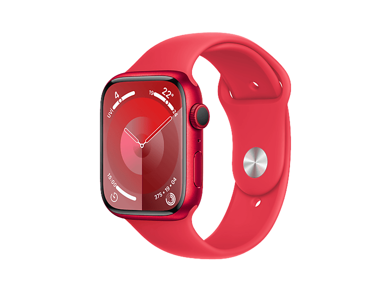 APPLE Watch Series 9 GPS MRXK3TU/A  45 mm PRODUCT(RED) Alüminyum Kasa ve (PRODUCT)RED Spor Kordon - M/L_0