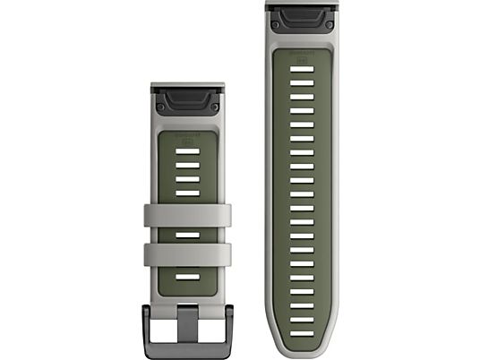 GARMIN QuickFit 26 - Bracciale per orologio (Grigio nebbia/verde muschio/nero)
