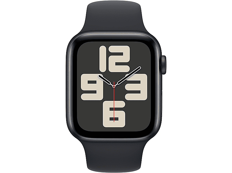 APPLE Watch SE 2023 GPS MRE93TU/A  44 mm Gece Yarısı Alüminyum Kasa ve Gece Yarısı Spor Kordon - M/L_1