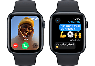 APPLE Watch SE 2023 GPS MRE93TU/A  44 mm Gece Yarısı Alüminyum Kasa ve Gece Yarısı Spor Kordon - M/L_3