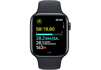 APPLE Watch SE 2023 GPS MRE93TU/A  44 mm Gece Yarısı Alüminyum Kasa ve Gece Yarısı Spor Kordon - M/L_5