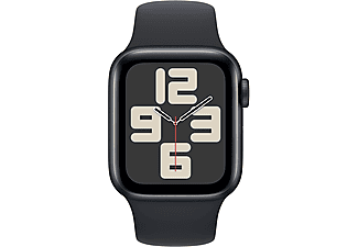 APPLE Watch SE 2023 GPS MR9X3TU/A  40 mm Gece Yarısı Alüminyum Kasa ve Gece Yarısı Spor Kordon - S/M_1