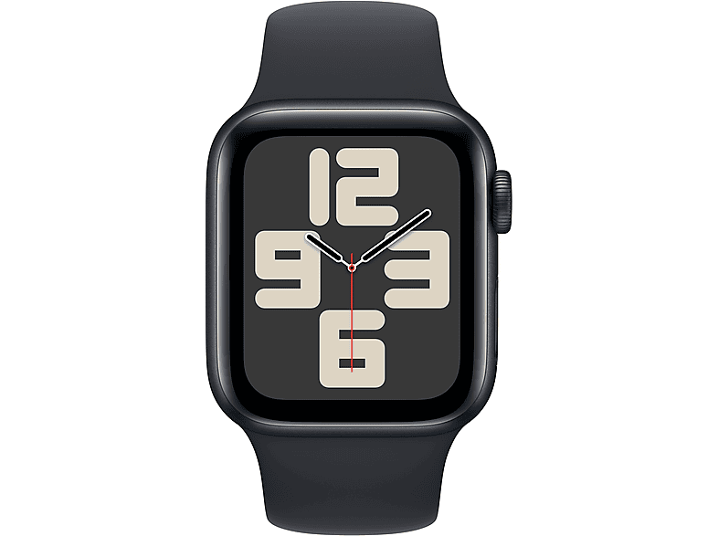 APPLE Watch SE 2023 GPS MR9X3TU/A  40 mm Gece Yarısı Alüminyum Kasa ve Gece Yarısı Spor Kordon - S/M_1