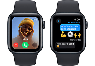 APPLE Watch SE 2023 GPS MR9X3TU/A  40 mm Gece Yarısı Alüminyum Kasa ve Gece Yarısı Spor Kordon - S/M_3