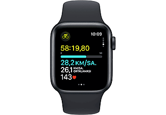 APPLE Watch SE 2023 GPS MR9X3TU/A  40 mm Gece Yarısı Alüminyum Kasa ve Gece Yarısı Spor Kordon - S/M_5