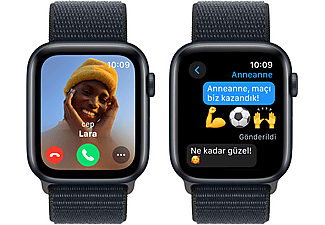 APPLE Watch SE 2023 GPS MREA3TU/A  44 mm Gece Yarısı Alüminyum Kasa ve Gece Yarısı Spor Loop_3