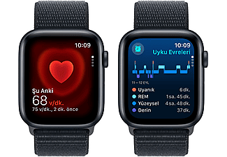 APPLE Watch SE 2023 GPS MREA3TU/A  44 mm Gece Yarısı Alüminyum Kasa ve Gece Yarısı Spor Loop_4