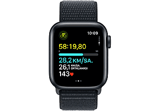 APPLE Watch SE 2023 GPS MRE03TU/A  40 mm Gece Yarısı Alüminyum Kasa ve Gece Yarısı Spor Loop_5