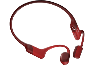 SHOKZ OpenRun csontvezetéses, vezeték nélküli sport fülhallgató mikrofonnal, piros (S803RD)