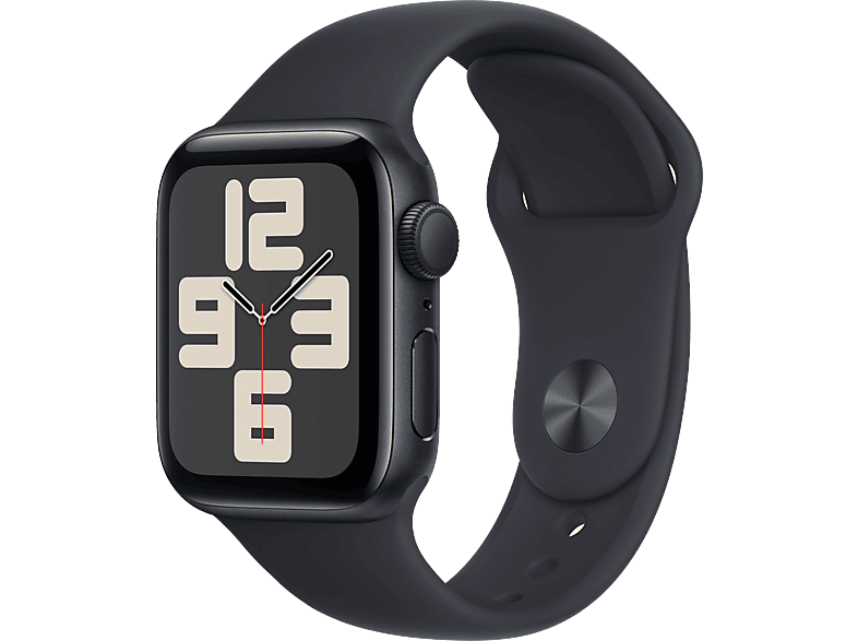 APPLE Watch SE 2023 GPS MR9Y3TU/A  40 mm Gece Yarısı Alüminyum Kasa ve Gece Yarısı Spor Kordon - M/L