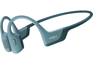 SHOKZ OpenRun PRO csontvezetéses, vezeték nélküli sport fülhallgató mikrofonnal, kék (S810BL)