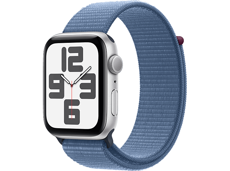 APPLE Watch SE 2023 GPS MREF3TU/A  44 mm Gümüş Rengi Alüminyum Kasa ve Buz Mavisi Spor Loop_0