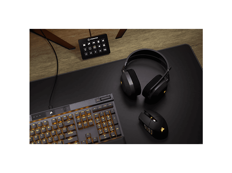 CORSAIR HS80 MAX Draadloze Headset | Steel Gray kopen? | MediaMarkt