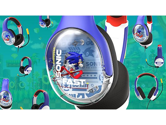 PDP Bedrade Headset - Sonic Go Fast (Nintendo Switch)