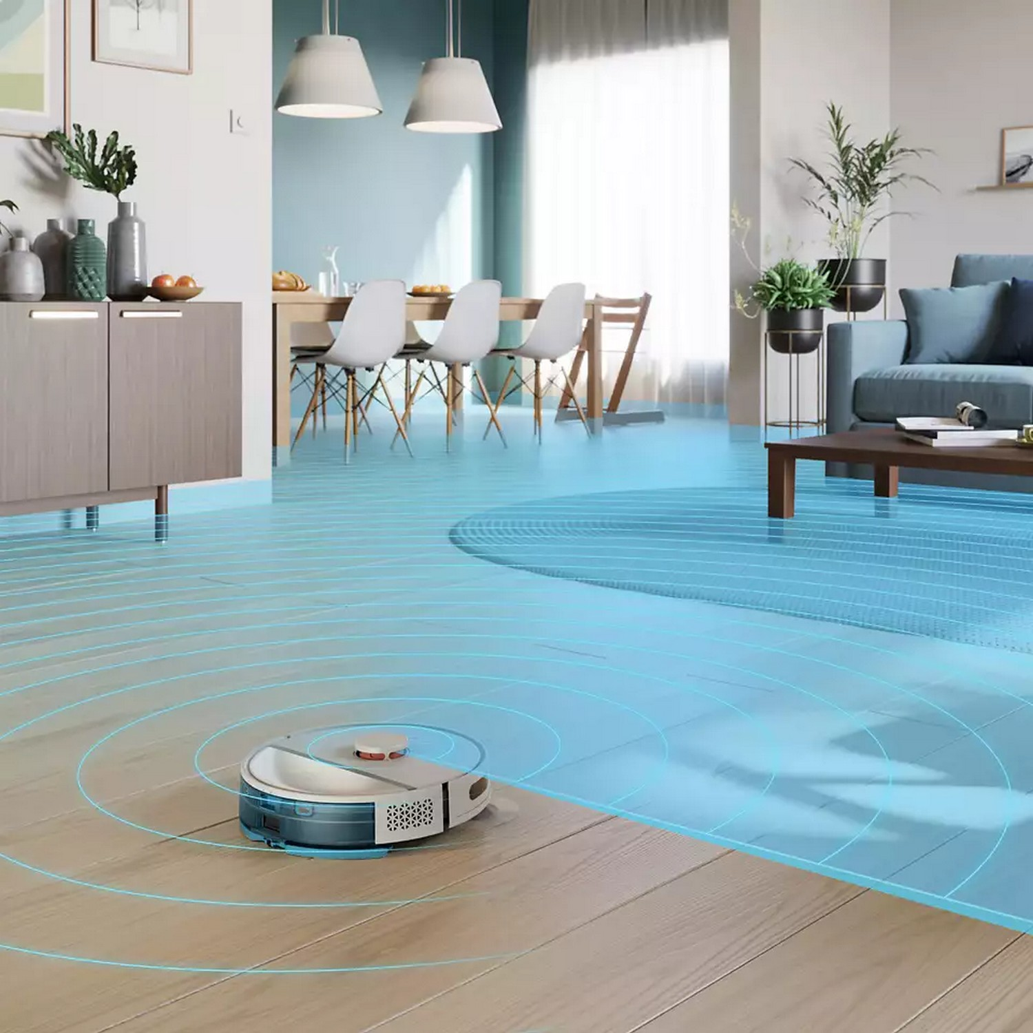 PHILIPS Robotstofzuiger met reinigingsfunctie HomeRun Aqua Serie 3000 (XU3000/02)