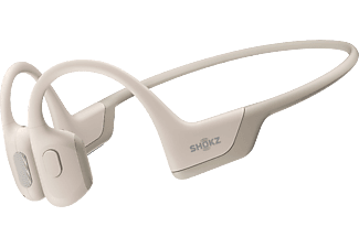 SHOKZ OpenRun PRO csontvezetéses, vezeték nélküli sport fülhallgató mikrofonnal, bézs (S810BG)
