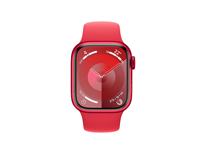 APPLE Watch Series 9 GPS MRXH3TU/A  41 mm PRODUCT(RED) Alüminyum Kasa ve (PRODUCT)RED Spor Kordon - M/L_1