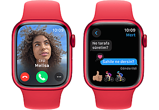 APPLE Watch Series 9 GPS MRXH3TU/A  41 mm PRODUCT(RED) Alüminyum Kasa ve (PRODUCT)RED Spor Kordon - M/L_5