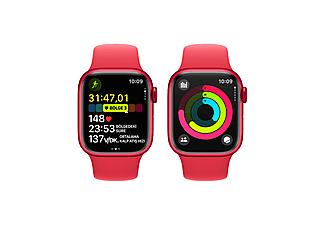 APPLE Watch Series 9 GPS MRXH3TU/A  41 mm PRODUCT(RED) Alüminyum Kasa ve (PRODUCT)RED Spor Kordon - M/L_7