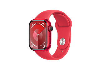 APPLE Watch Series 9 GPS MRXH3TU/A  41 mm PRODUCT(RED) Alüminyum Kasa ve (PRODUCT)RED Spor Kordon - M/L_0