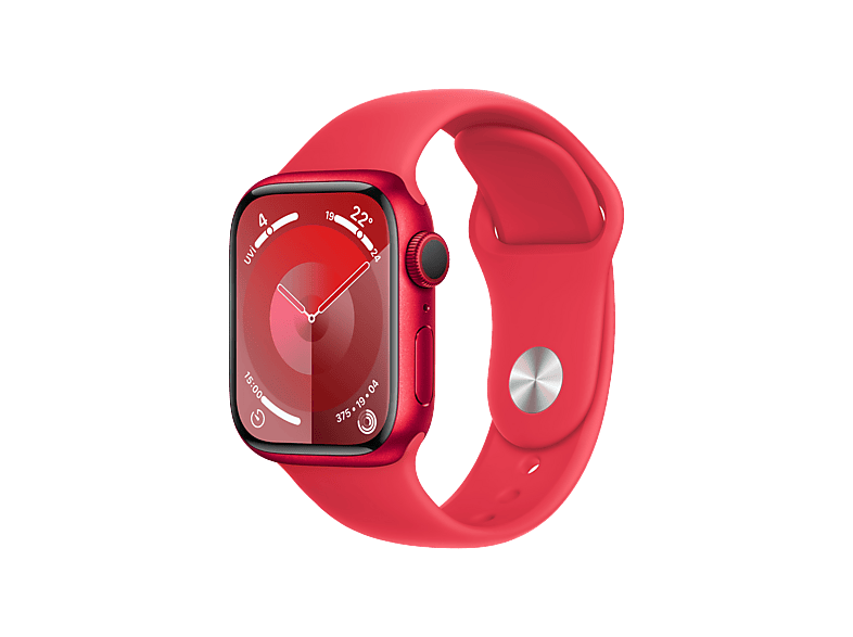 APPLE Watch Series 9 GPS MRXH3TU/A  41 mm PRODUCT(RED) Alüminyum Kasa ve (PRODUCT)RED Spor Kordon - M/L_0