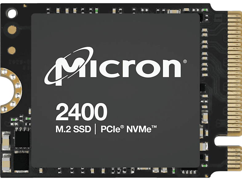 NVMe Festplatte, SSD Micron intern PCI Express, CRUCIAL M.2 1000 Non-SED 2400 GB