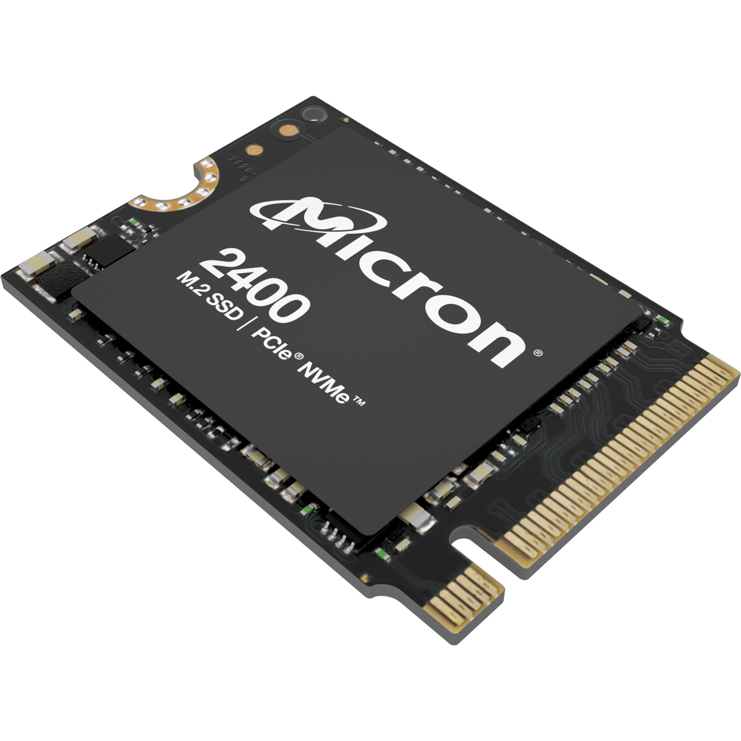 CRUCIAL Micron 2400 NVMe M.2 Non-SED Festplatte, 1000 GB SSD M.2 via PCIe, intern