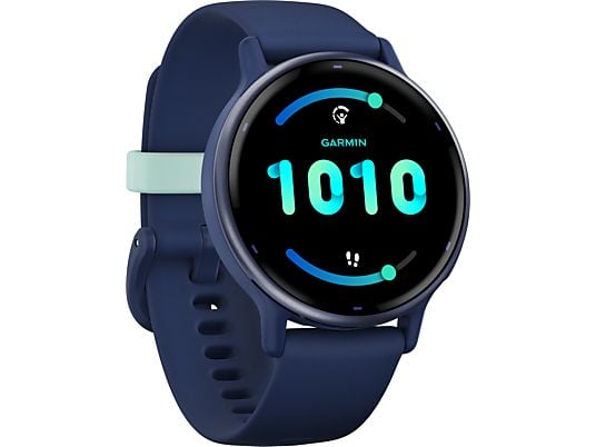 GARMIN vivoactive 5 - Smartwatch (125-190 mm, silicone, Bleu roi/bleu Metallic)