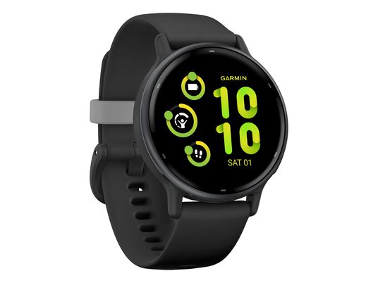 GARMIN vívoactive 5 - Smartwatch (125-190 mm, Silicone, Nero/grigio ardesia)