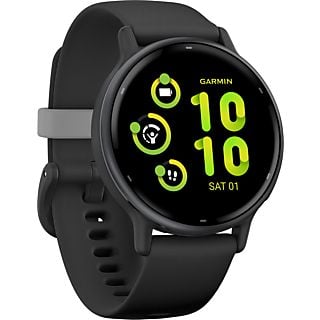 GARMIN vivoactive 5 - Smartwatch (125-190 mm, silicone, Noir / gris ardoise)