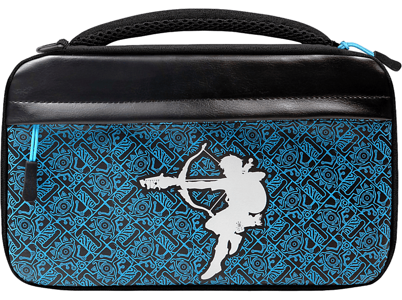 Funda Nintendo Switch - PDP Mesenger Case Glow Kart Drift, Compartimentos accesorios, Para Switch, Azul