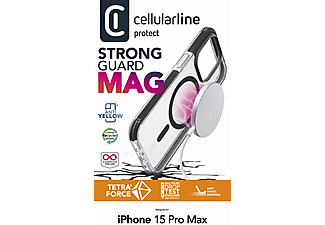 CELLULARLINE iPhone 15 Pro Max Tetra Force Ultra Koruma Magsafe Telefon Kılıfı Şeffaf_2