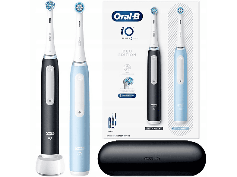 Zestaw szczoteczek magnetycznych ORAL-B iO 3 (2 sztuki) – zdjęcie 2