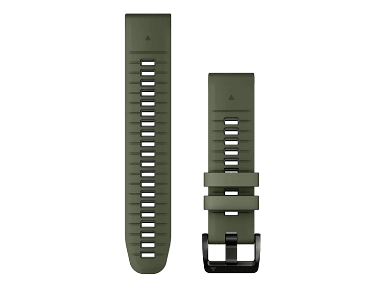 Garmin Uhrenarmband QuickFit® 22mm, Silikon, Moosgrün/Graphit
