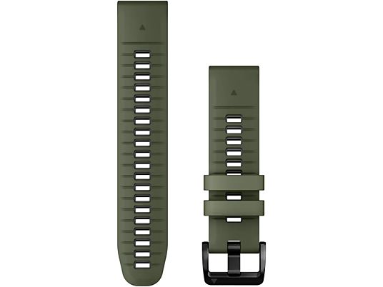 GARMIN QuickFit 22 - Bracciale per orologio (Verde muschio/grafite/nero)
