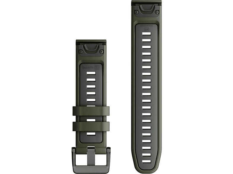 Garmin Uhrenarmband QuickFit® 22mm, Silikon, Moosgrün/Graphit — Foto 2 von 2