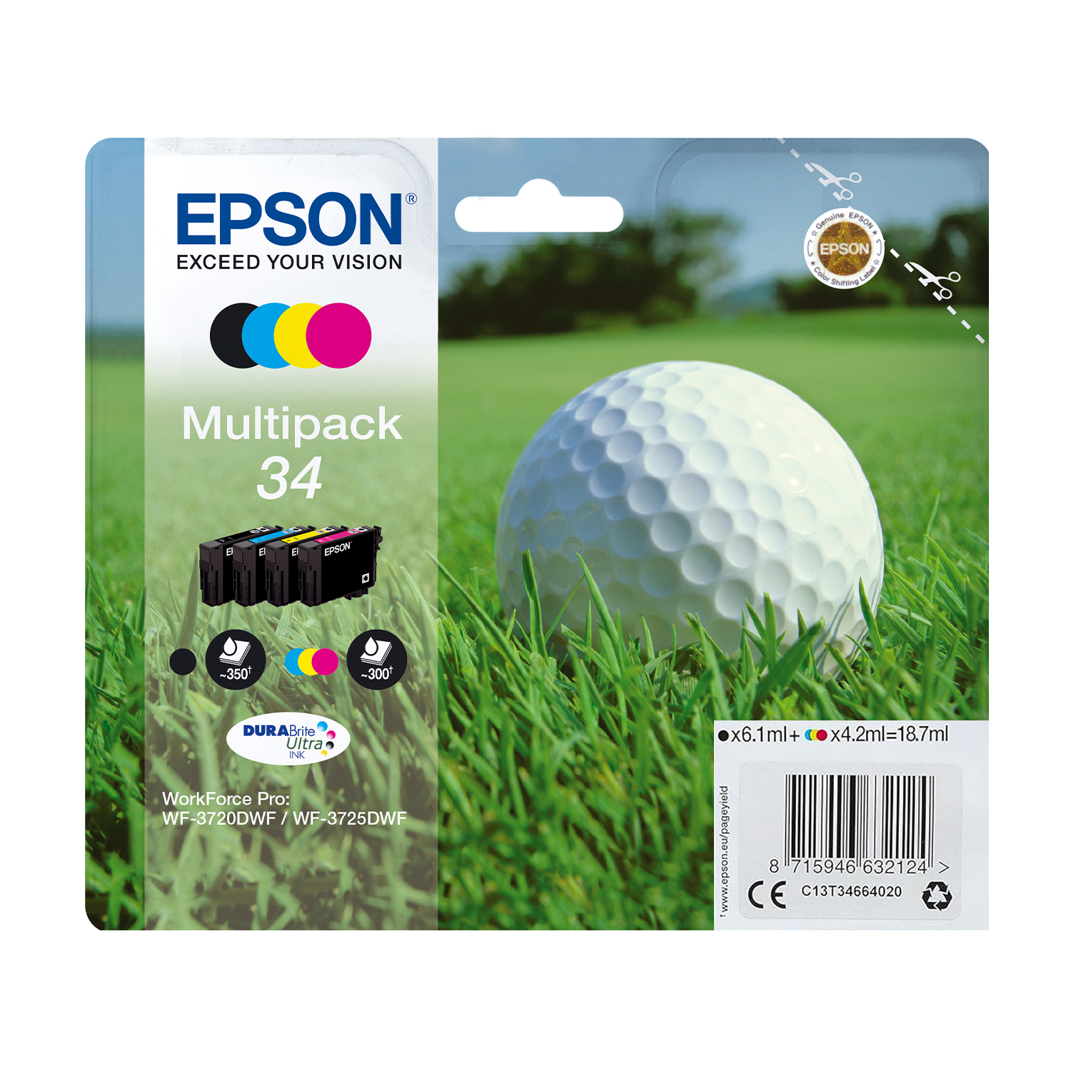 Epson Multi INK Pallina Golf 34