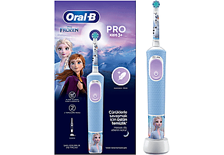 ORAL B Vitality Pro Frozen Özel Seri Çocuklar İçin Şarj Edilebilir Diş Fırçası D103_1