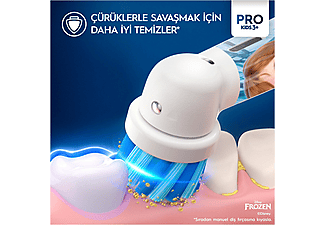 ORAL B Vitality Pro Frozen Özel Seri Çocuklar İçin Şarj Edilebilir Diş Fırçası D103_4