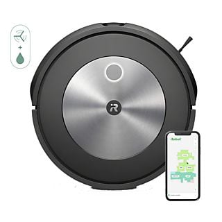 Robot aspirador - iRobot Roomba Combo® j5, 750W, 389 ML, 72 min Autonomía, Grafito