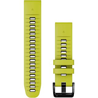 GARMIN QuickFit 22 - Bracciale per orologio (Electric Lime/grafite/nero)