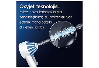 ORAL B Ağız Sağlığı Merkezi Ağız Duşu, 1 Oxyjet Başlığı, 1 Water Jet Başlığı_2