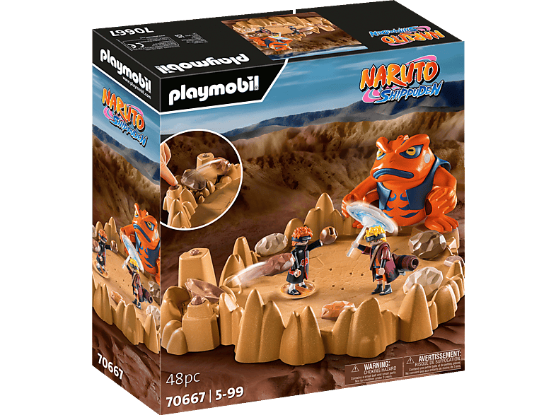 PLAYMOBIL 70667 Naruto vs. Pain Spielset, Mehrfarbig